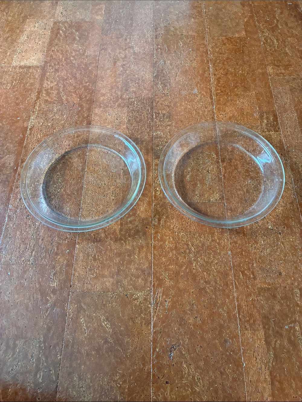 Perfect Condition Vintage Pyrex 206 C-5 9 inch Pie Dish - Set of 2